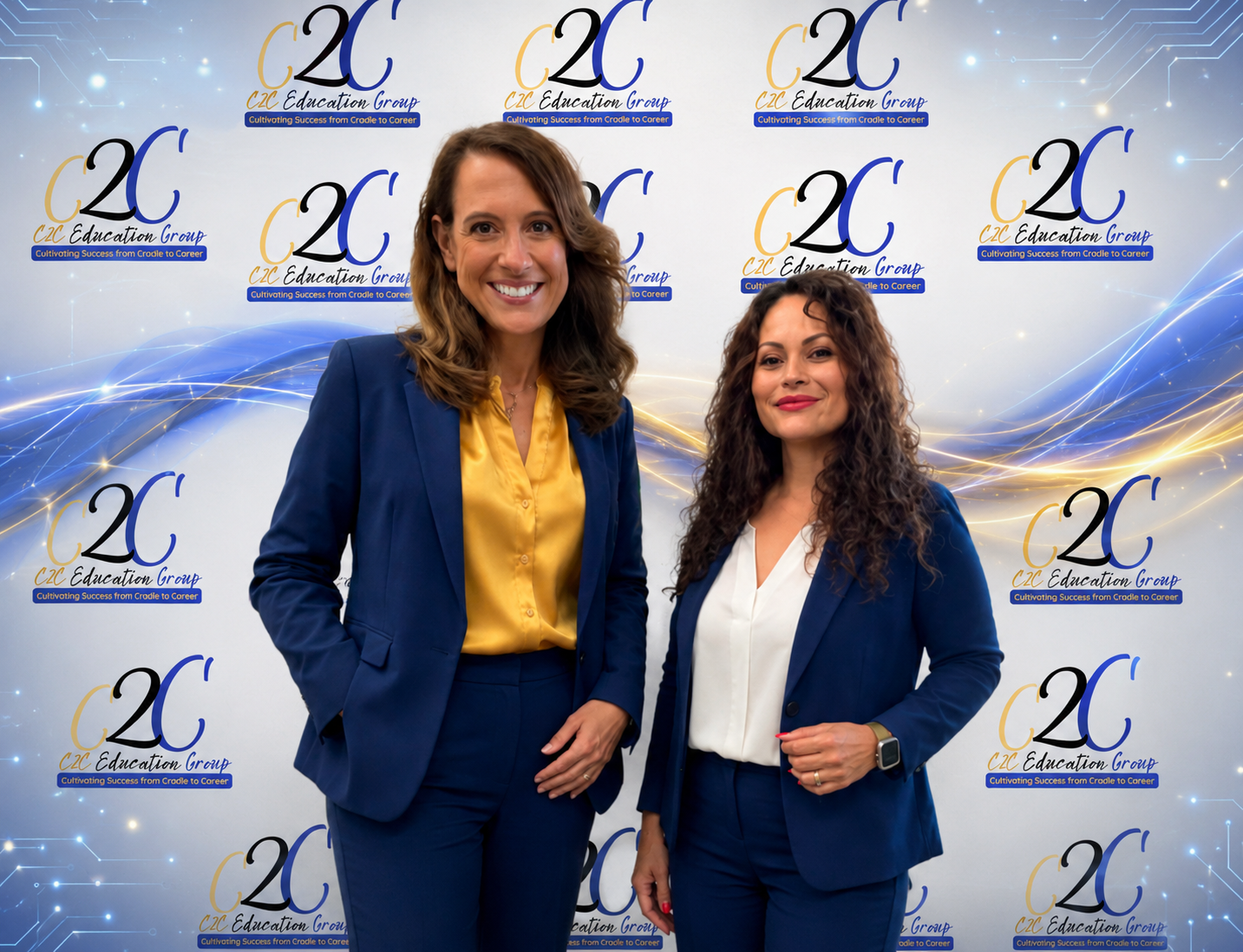 Nancy Ruiz and Ellen Green, founders of C2C Education Group